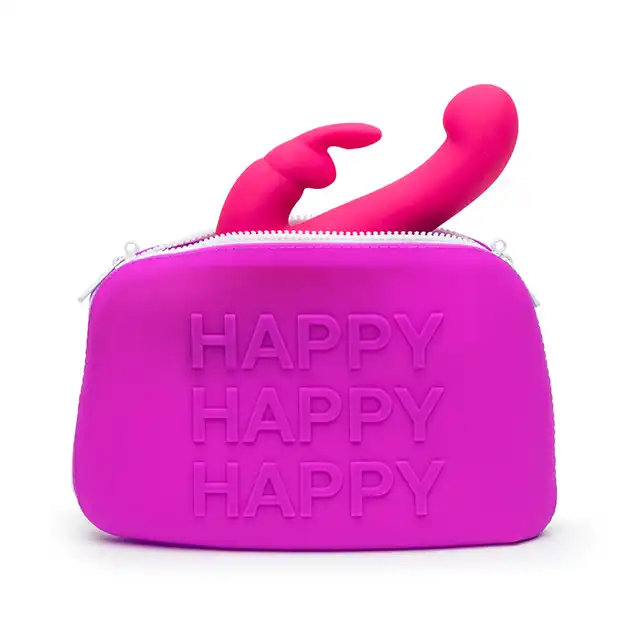 Happy Rabbit - Happy Storage Zip Bag Purple L. Fioletowe etui z silikonu