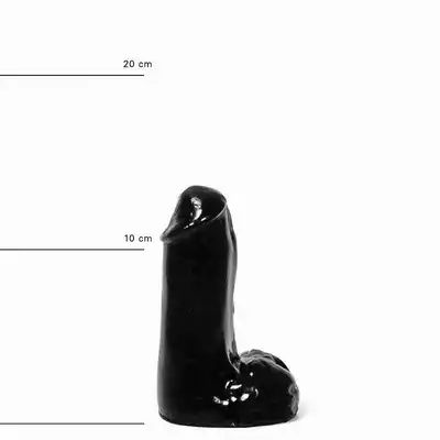 All Black - AB 41 Dildo. Czarne analne dildo o średnicy 4,5 cm