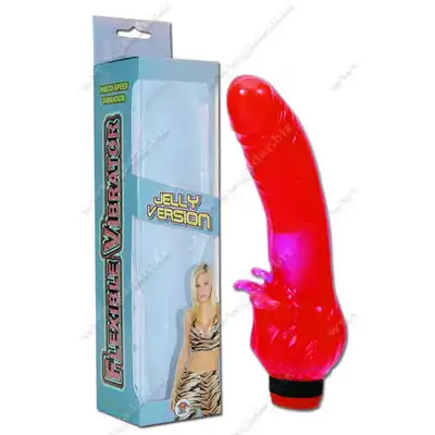 Perfect Pleasures - Red Vibrator 8. Wibrator ze stymulatorem łechtaczki
