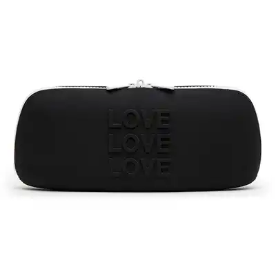 Happy Rabbit - Love Storage Zip Bag Black M. Czarne etui silikonowe