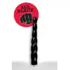 All Black - AB 16 Dildo. Czarne wielkie falowane dildo 32 cm!