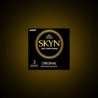 Skyn- Original prezerwatywy bez lateksowe 3 sztuki 