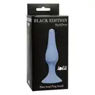 Lola - Slim Anal Plug Small Blue. Silikonowa niebieska wtyczka analna. 