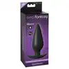 Anal Fantasy - Large Weighted Silicone Plug Black. Czarna wtyczka analna 11,9 cm
