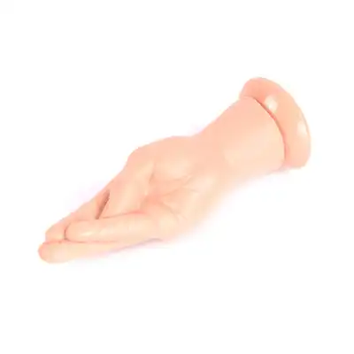 Dinoo - King Size Hand Small Flesh. Cielista ręka do fistingu z przyssawką 19 cm