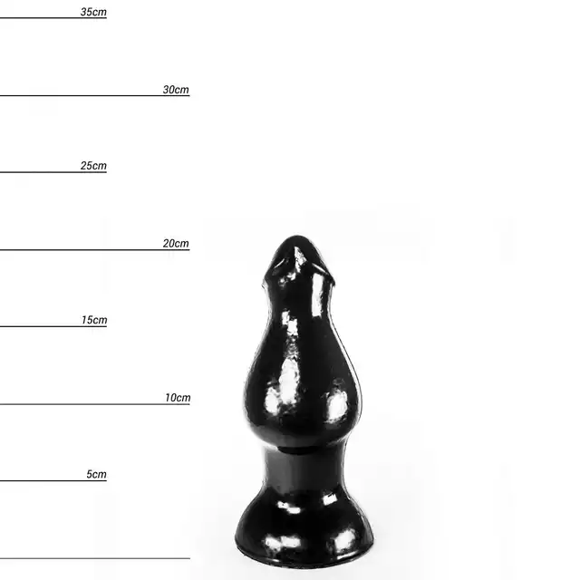 Dinoo - Ceraptos. Falowane, poszerzane dildo 9,3 cm średnicy