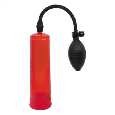 Boss Of Toys - Black Powerpump. Czerwona pompka do penisa