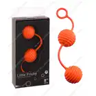 NMC - Little Frisky Orange. Pomarańczowe, silikonowe kulki gejszy