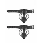 Ouch! - Skulls and Bones Hanfcuffs With Spikes and Chains. Kajdanki z ćwiekami i uchwytami na palce
