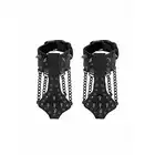 Ouch! - Skulls and Bones Hanfcuffs With Spikes and Chains. Kajdanki z ćwiekami i uchwytami na palce