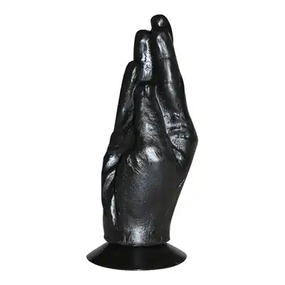 All Black - AB 13. Czarna ręka do fistingu. 6 cm szerokości!