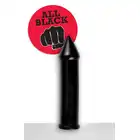 All Black - AB 09 Dildo. Czarne dildo 5 cm średnicy