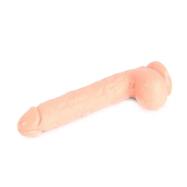 Dinoo King - Size Cock King Flesh. Cieliste dildo 26 cm