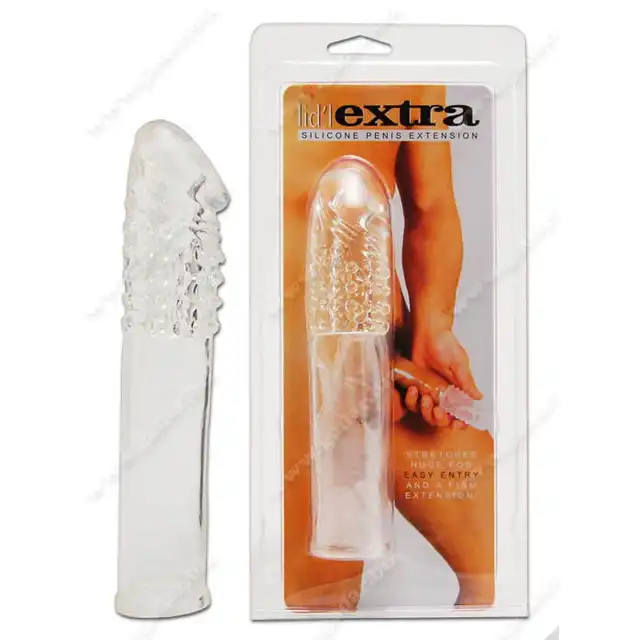 Lid`l - Extra Silicone Penis Extension. Transparentna przedłużka penisa