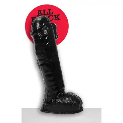 All Black - AB 34 Dildo. Czarne realistyczne dildo 29 cm