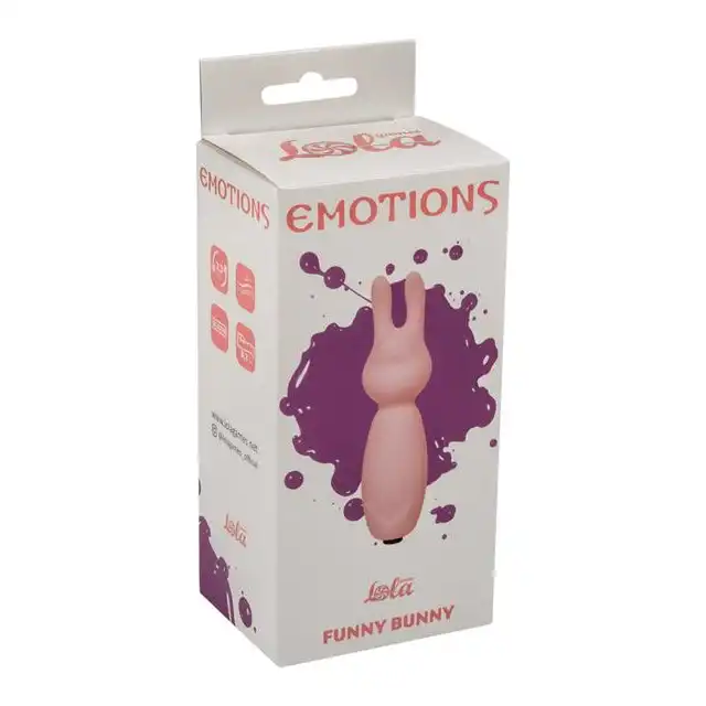 Lola Games - Funny Bunny Pink Vibrator. Silikonowy stymulator łechtaczki króliczek