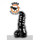 Dinoo - Dilong. Czarne dildo 9 cm średnicy