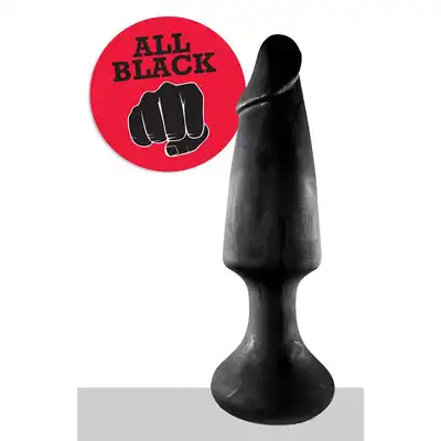 All Black - AB 71 Butt Plug. Duża wtyczka analna o kształcie penisa 35 cm