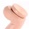 Dinoo King - Size Cock King Flesh. Cieliste dildo 26 cm