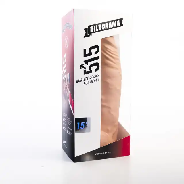 Dildorama - 515 Line 15" Flesh. Realistyczne dildo 38 cm długości i 9 cm średnicy!