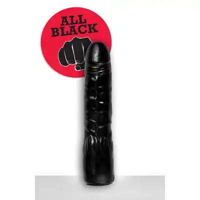All Black - AB 10 Dildo. Czarne dildo 20 cm