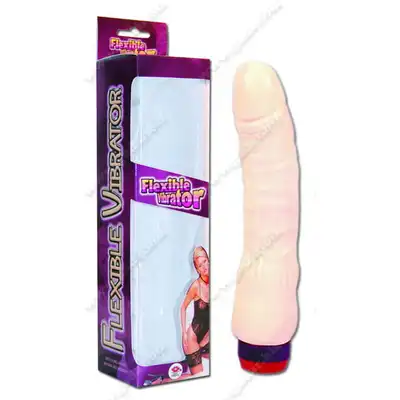 Perfect Pleasures - Flexible Vibrator Natural 8". Cielisty wibrator 20 cm