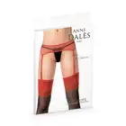 Anne Dales Penelope Red - Pas do Pończoch i Czerwone Pończochy.