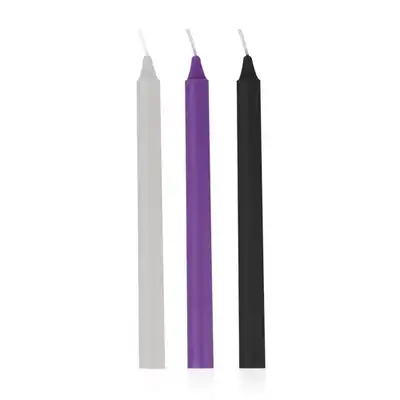 EasyToys - Sensual Hot Wax Candles - 3 pcs. Ciepłe świeczki do stymulacji BDSM