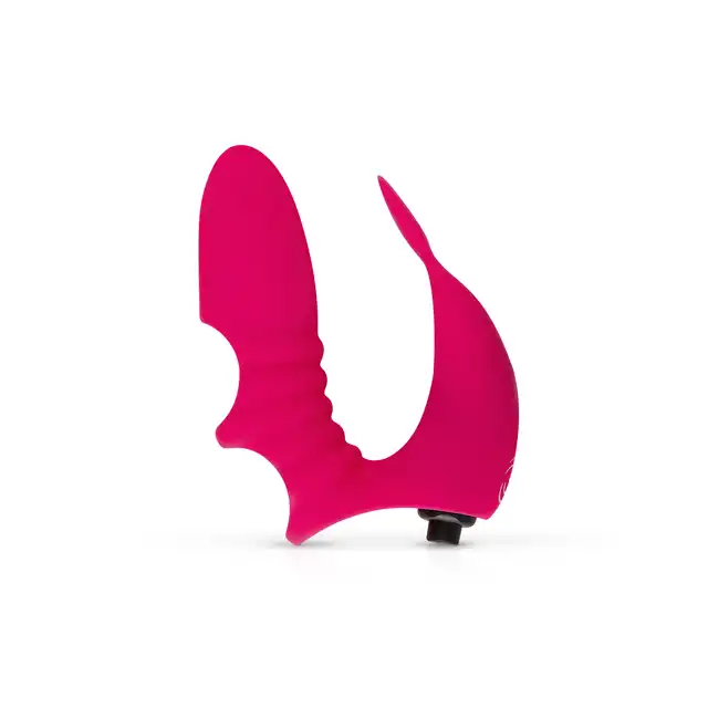 EasyToys - Finger Vibrator - Pink. Wibratorek zakładany na palec. Piękny, silikonowy, nieduży. Jednocześnie stym. punkt G i łechtaczkę.