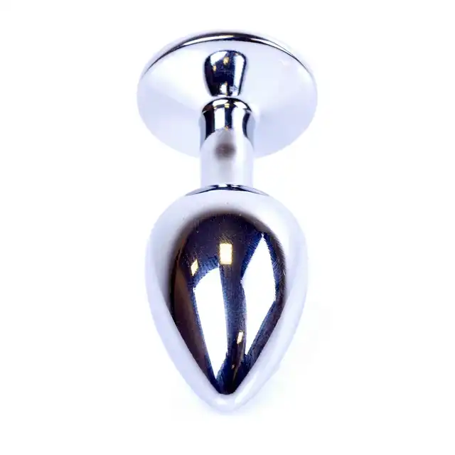 Silver Plug With Purple Diamond S 7cm. Plug Jawellery Srebrny Plug z Fioletowym Diamentem. 