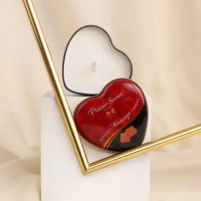 Plaisir Secret Caramel Massage 35ml. Zmysłowa Świeca do Masażu - Karmel.