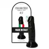 Toyz 4 Lovers Italian Cock 4.5" Black. Małe Realistyczne Czarne Dildo 11,5cm. Prosto z Włoch.