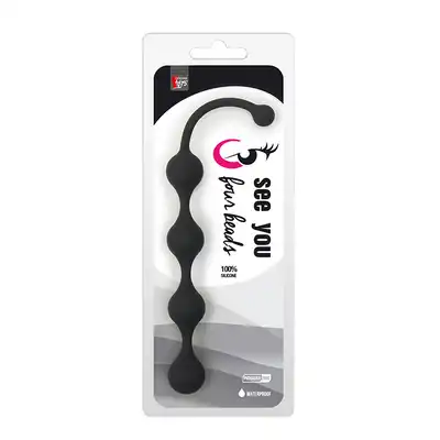 Dream Toys- kulki analne czarne  