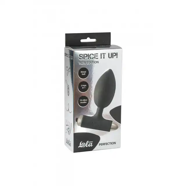 Lola - Spice It Up New Edition. Silikonowy plug wibrujący. Aż 10 trybów wibracji!