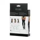 Glossy - Shiny Wetlook Stockings Lotis Black. Pończochy Czarne Imitujące Latex Lotis.