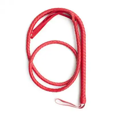 Pejcz- Frusta Indy Flog Whip czerwony. Ponad 1,5m długości! Mega sale!