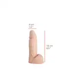 Dildorama - 515 Line 6.5" Flesh. Małe realistyczne dildo 16 cm