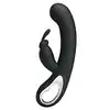 Pretty Love - Webb. Silikonowy wibrator w kolorze czarnym. USB
