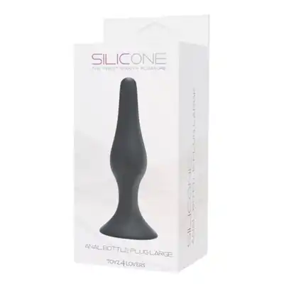 Toyz4Lovers - Silicone Anal Plug Black . Czarna wtyczka analna 3,3 cm średnicy