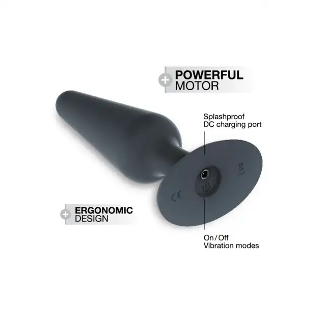 Dorcel - Best Vibe Plug M. Wibrująca, silikonowa zatyczka analna. 12 trybów wibracji!