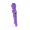 Maia Novelties - Zoe Purple. Unikatowy wibrator podwójny. Magiczna różdżka do masażu i stymulator punktu G. Pokochasz tę wszechstronność