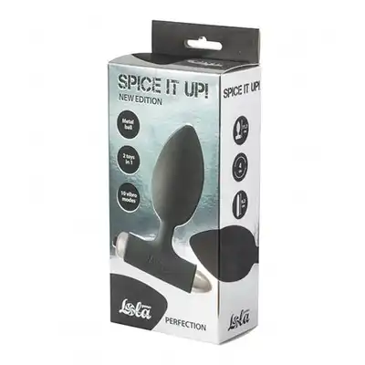 Lola - Spice It Up New Edition. Silikonowy plug wibrujący. Aż 10 trybów wibracji!