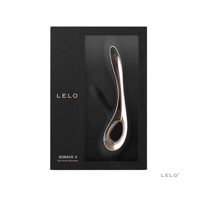 Lelo - Soraya 2 Vibrator Black. Luksusowy wibrator do stymulacji łechtaczki i punktu G