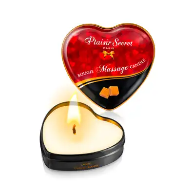 Plaisir Secret Caramel Massage 35ml. Zmysłowa Świeca do Masażu - Karmel.