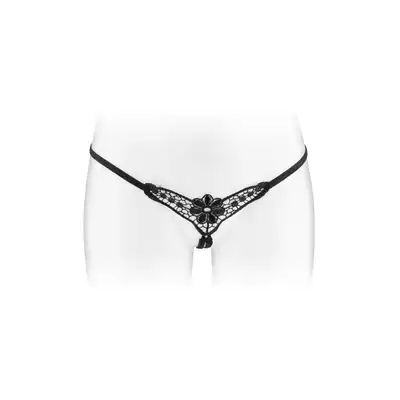 Concorde Danuta Black One Size. Francuska Czarna Bielizna Stringi model Danuta.