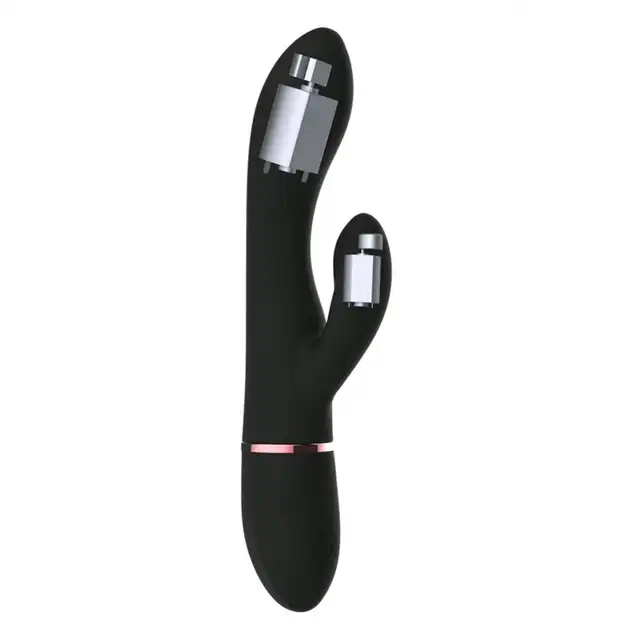 Dorcel - Glam Rabbit Flexible Vibrator USB. Elegancki wibrator ze stymulacją łechtaczki