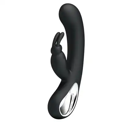 Pretty Love - Webb. Silikonowy wibrator w kolorze czarnym. USB