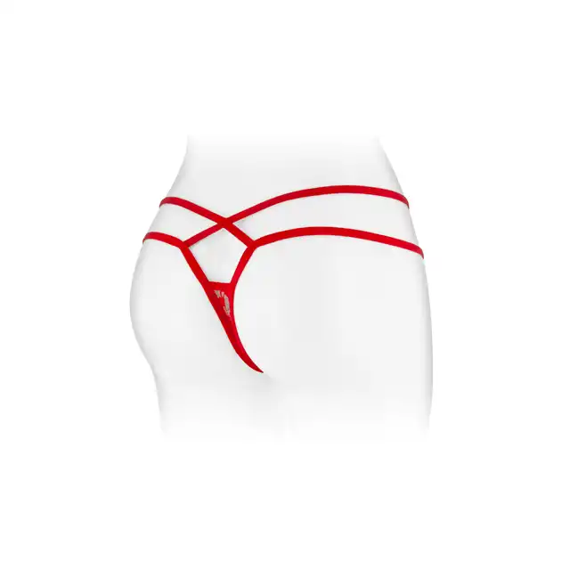 Concorde Mylene Red One Size. Francuska Czerwona Bielizna model Mylene.