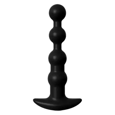 Anal Fantasy - Rechargeable Anal Beads. Czarne wibrujące koraliki analne. USB.