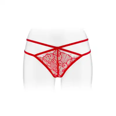 Concorde Mylene Red One Size. Francuska Czerwona Bielizna model Mylene.